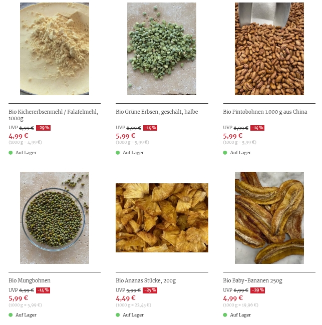 Mein Müsli Laden / Bioladen online